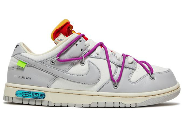 Women Lot 45 Of 50 Off White X Dunk Low DM1602 101